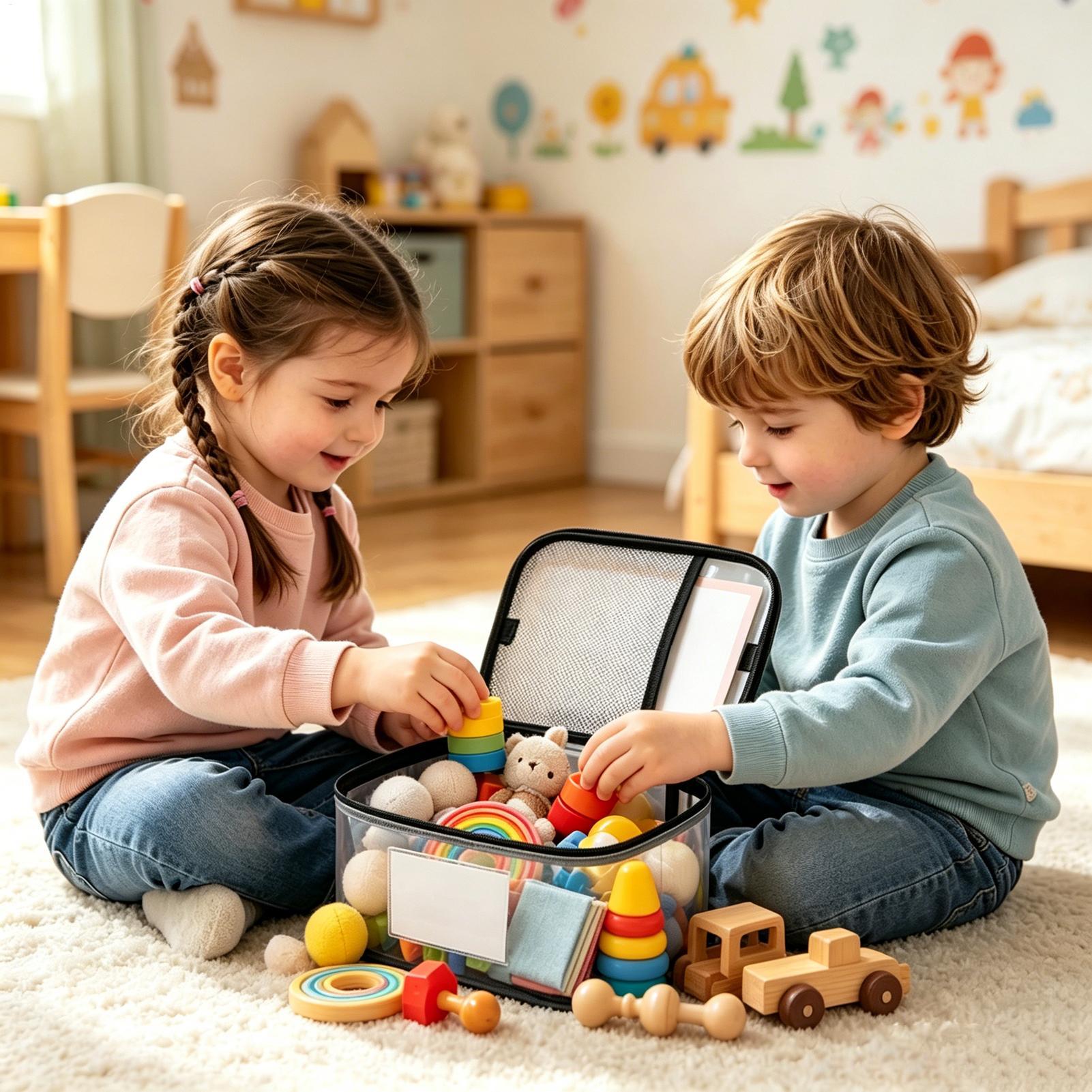 Clear Toy Storage Bags 6 Piece - Nursery review and price