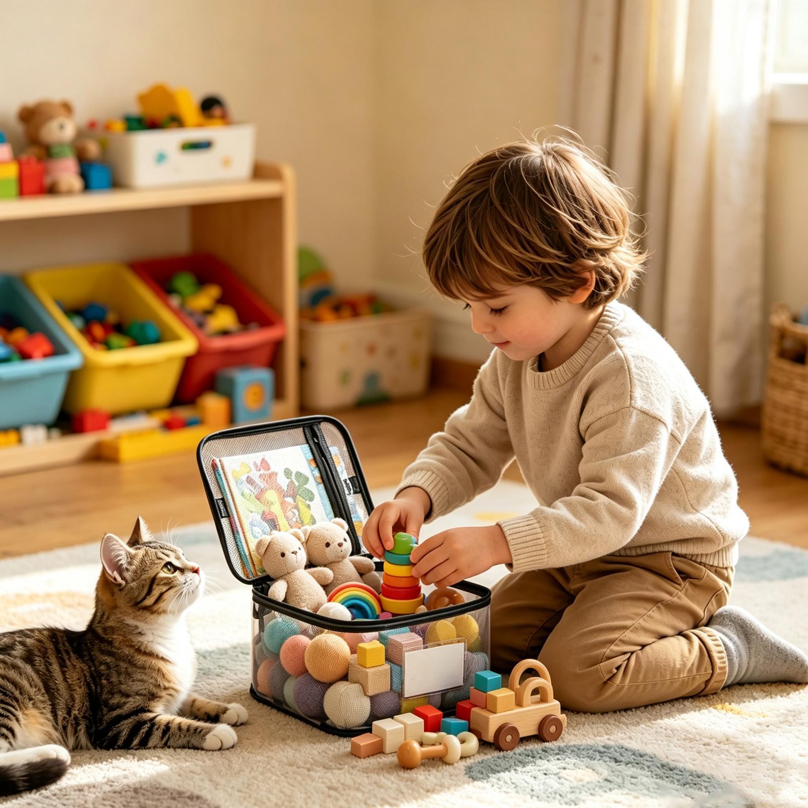 Clear Toy Storage Bags 6 Piece - Nursery review and price