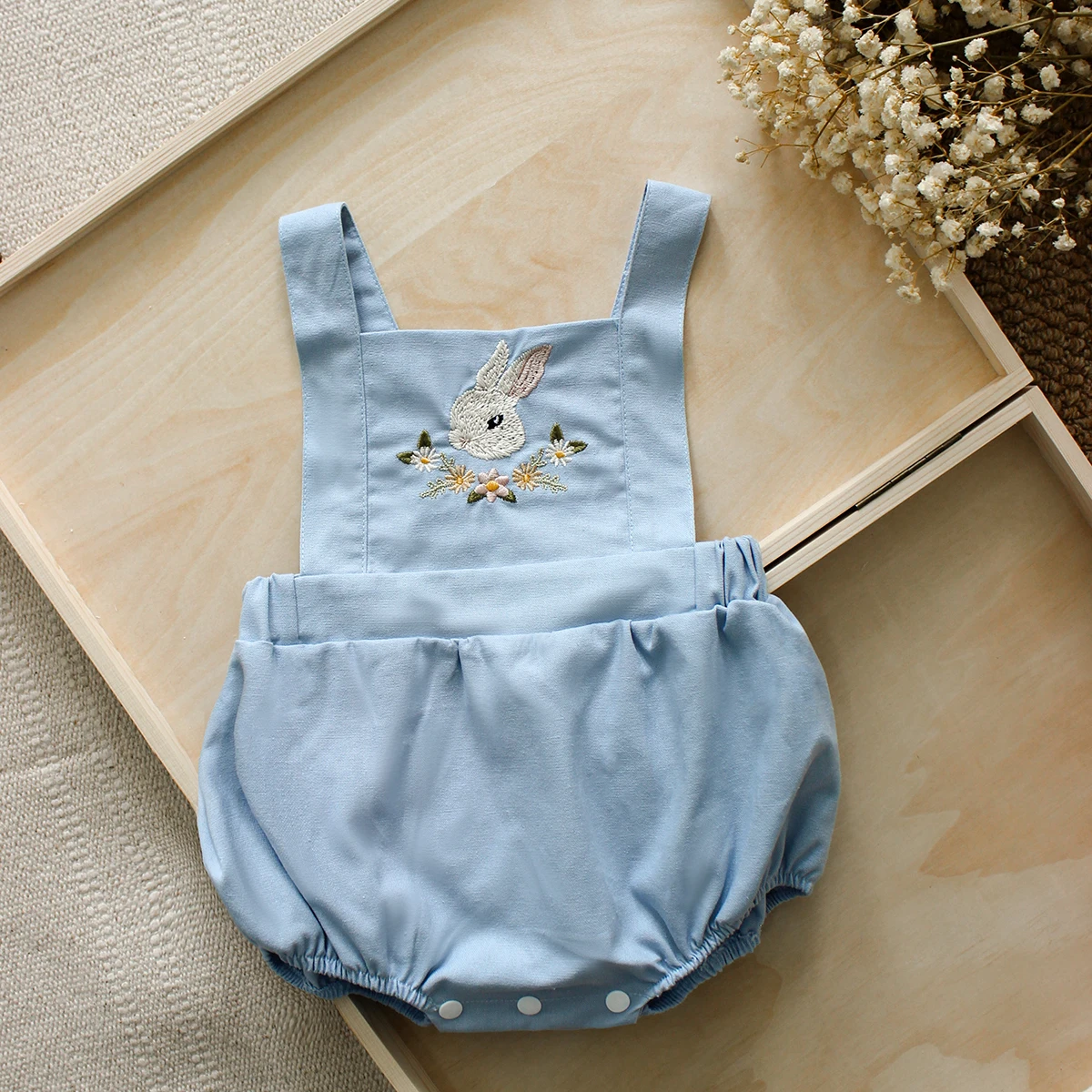 Summer Newborn Baby Girls Romp - Baby Summer Linen Sleeveless Jumpsuit review and price