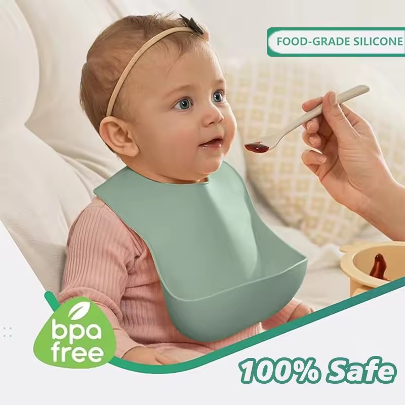 Baby Silicone Tray Bib Waterpr - Waterproof Baby Bibs Silicone review and price