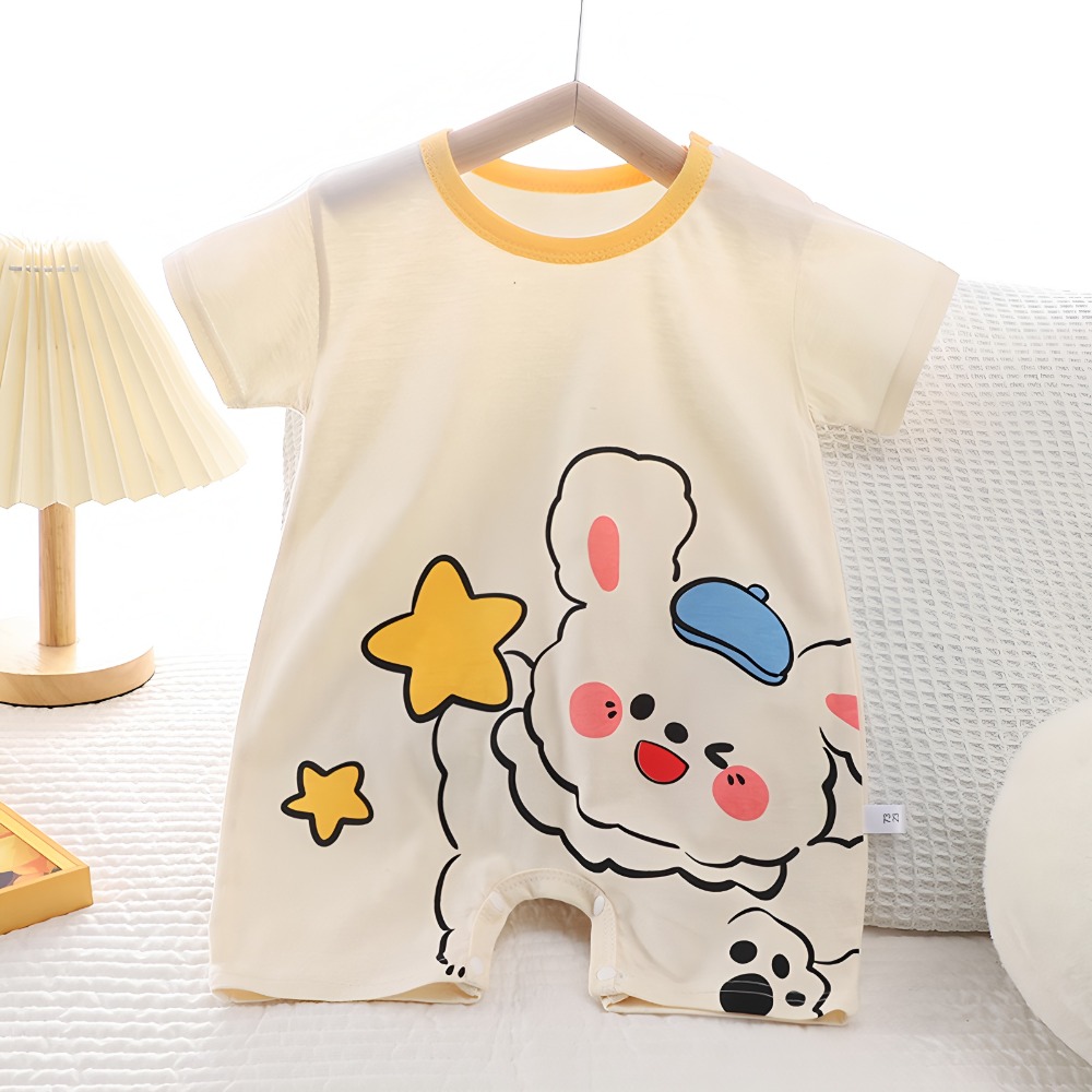 Summer  Printed Newborn Baby C - Baby Summer Linen Sleeveless Jumpsuit review and price