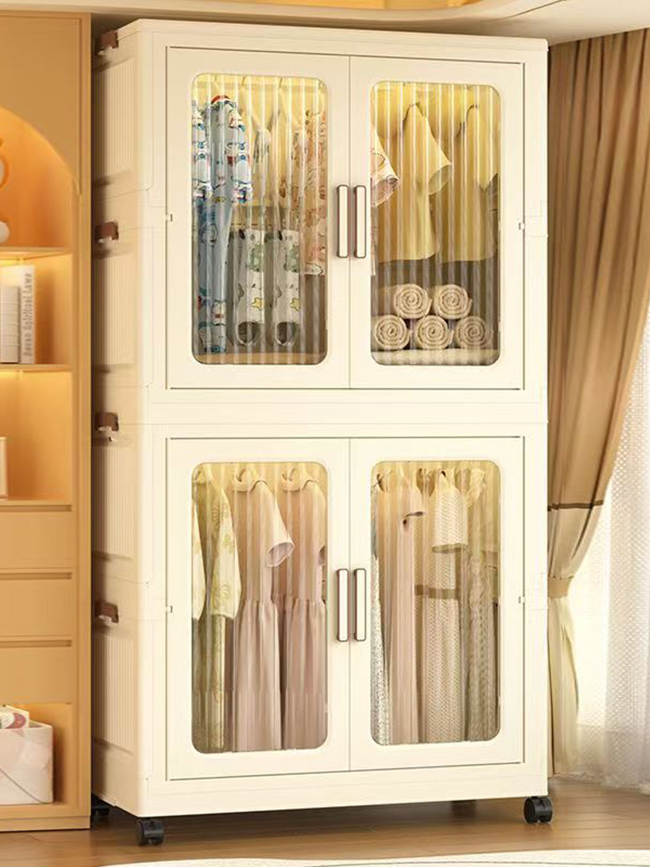 Folding storage cabinet home c - Baby Clothes review and price