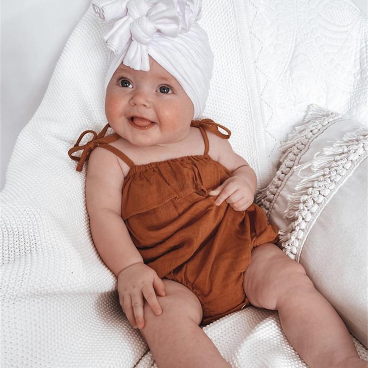 Summer Baby Girl Clothes Rompe - Baby Summer Linen Sleeveless Jumpsuit review and price