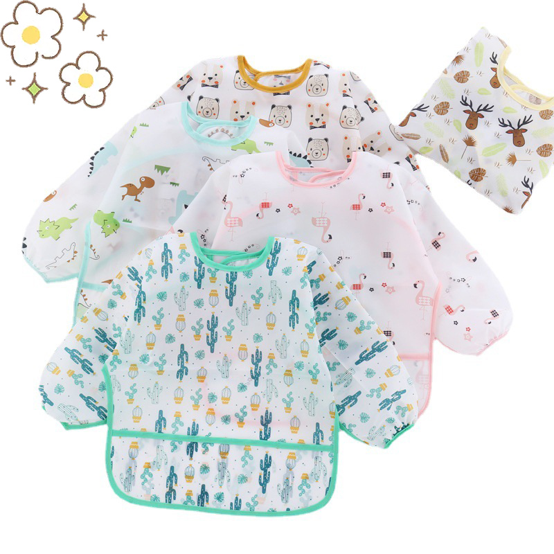 Baby Silicone Cartoon Bib 0-6  - Waterproof Baby Bibs Silicone review and price