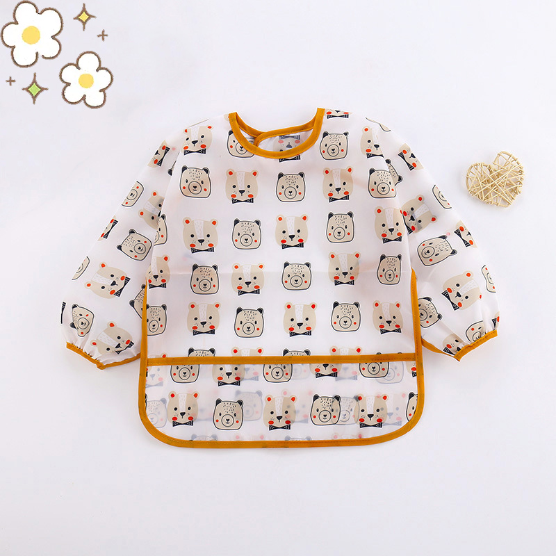Baby Silicone Cartoon Bib 0-6  - Waterproof Baby Bibs Silicone review and price