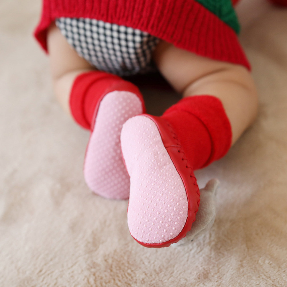 1Pair Warm Christmas Socks Chi - Unisex Baby Socks Non Slip review and price