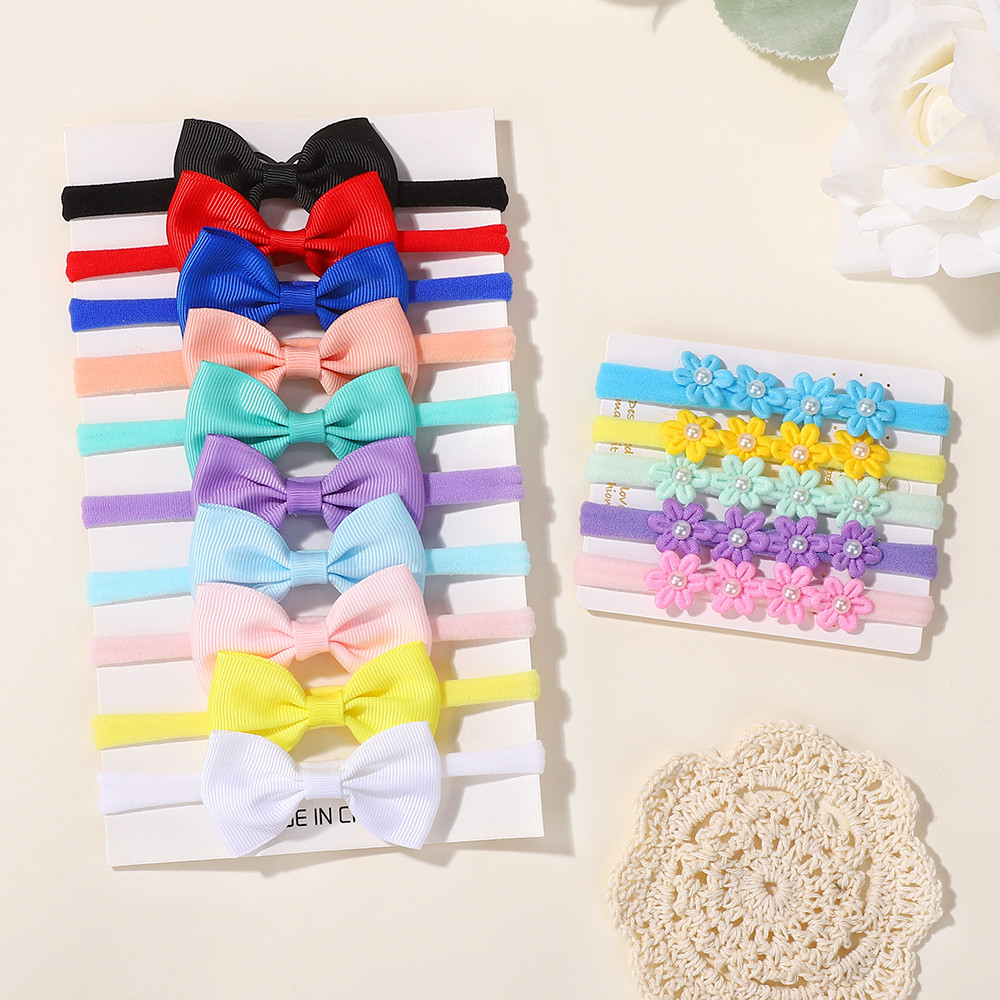 15Pcs Ribbon Bowknot Elastic H - Baby Gear review and price