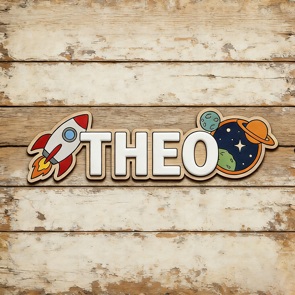 Personalized Space Rocket Name - Nursery review and price