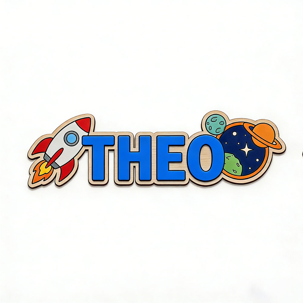 Personalized Space Rocket Name - Nursery review and price