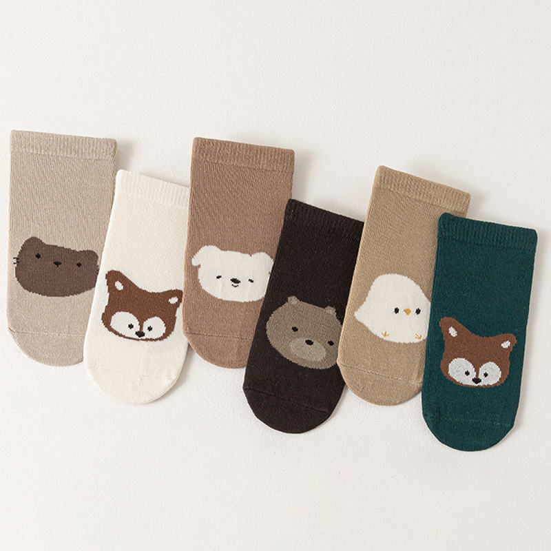 6Pairs Cute Cartoon Animal Bab - Unisex Baby Socks Non Slip review and price