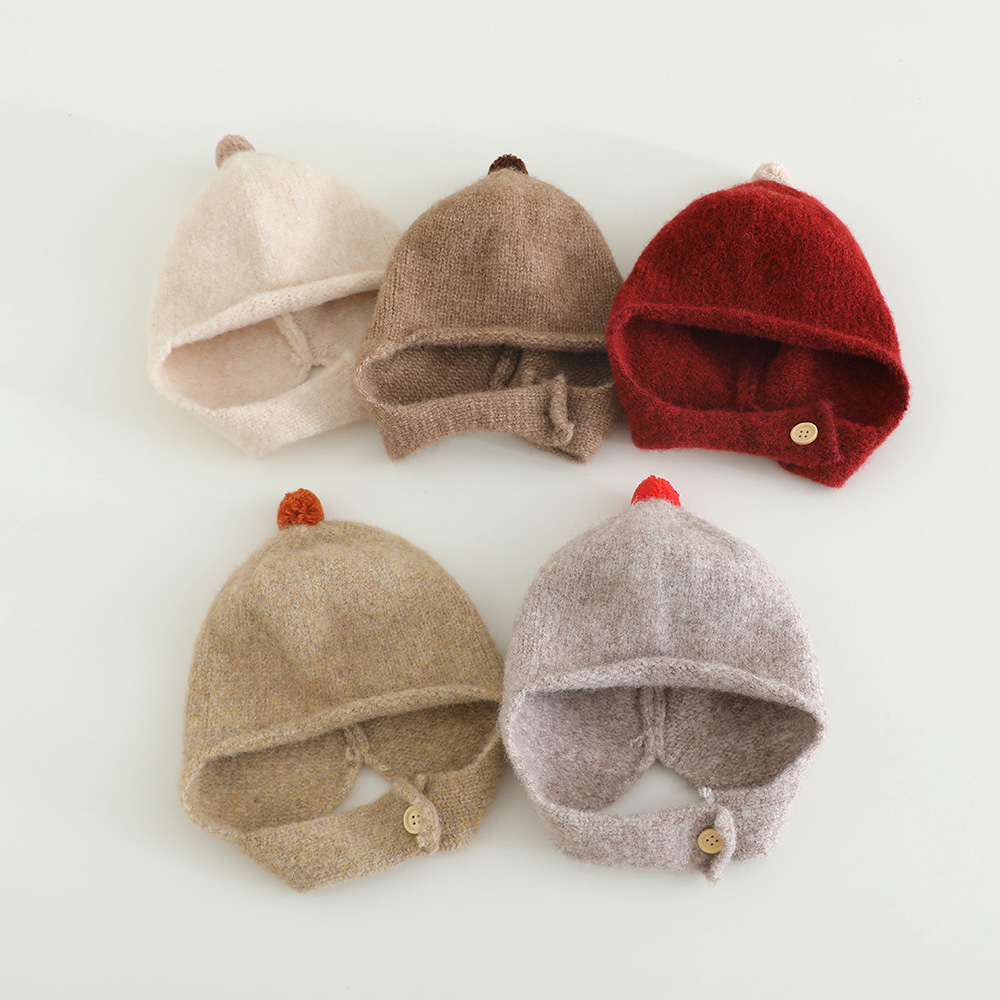 Winter Knitted Baby Earflap Ha - Infant Beanie Hat With Ears review and price