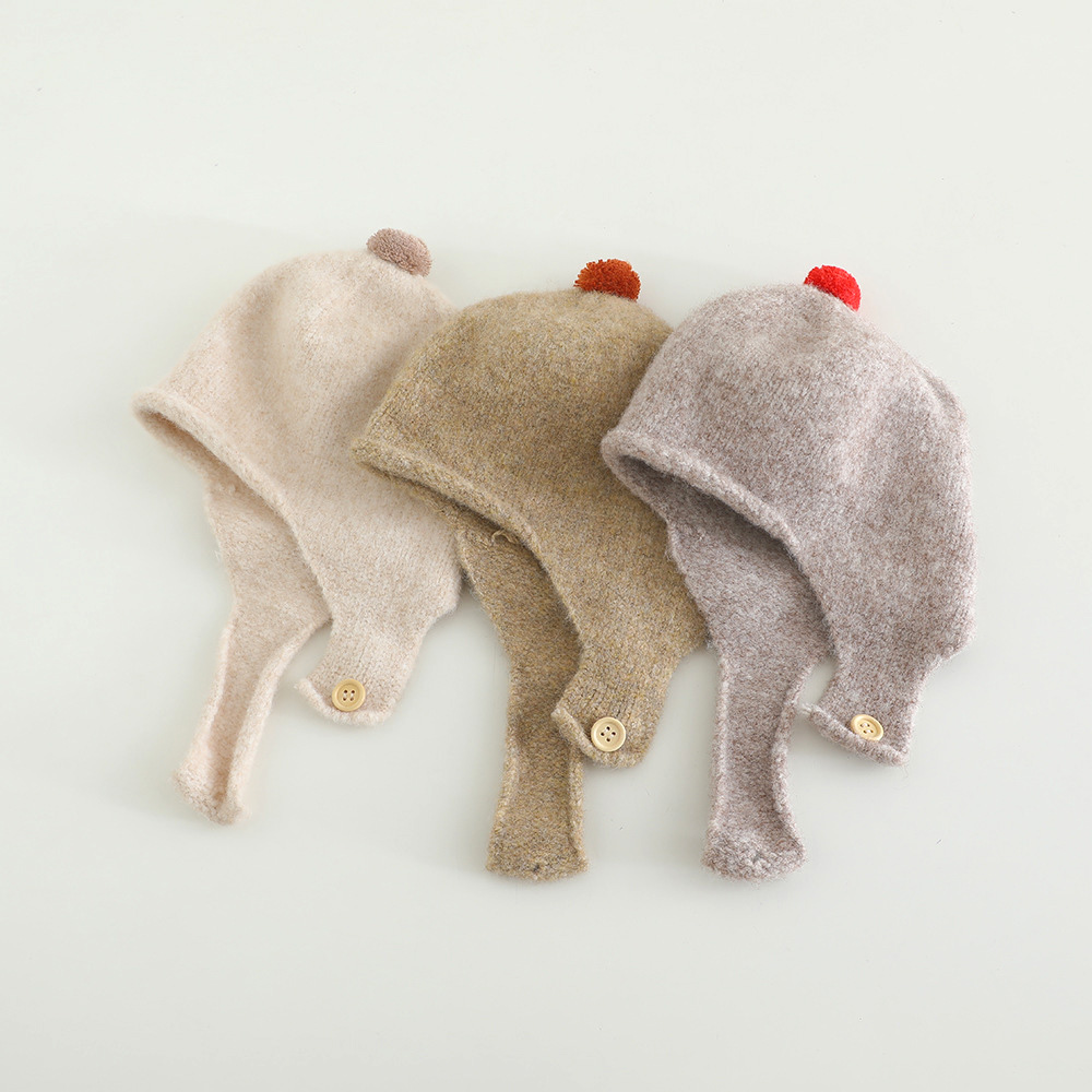 Winter Knitted Baby Earflap Ha - Infant Beanie Hat With Ears review and price