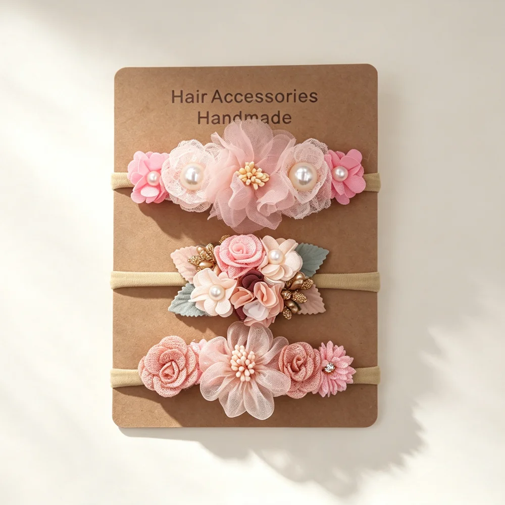 3pcs Baby Girl Elastic Headban - Baby Gear review and price