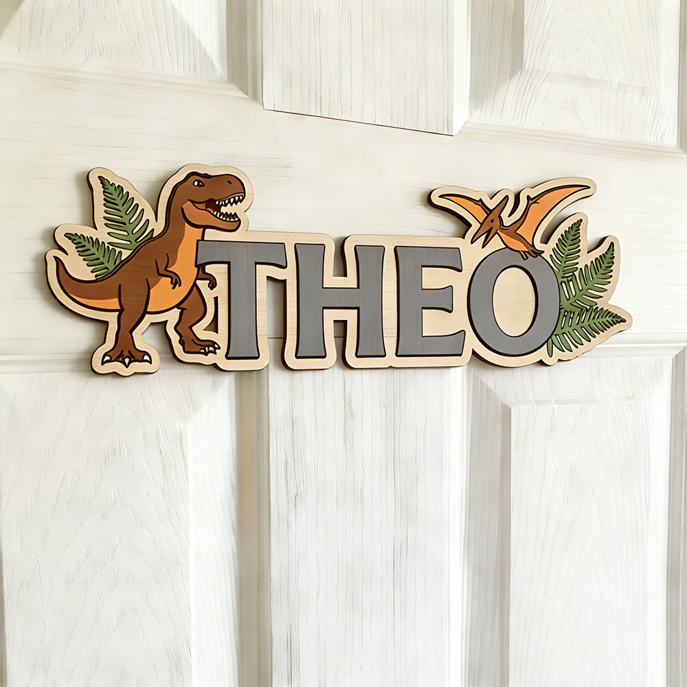 Personalized Dinosaur Name Sig - Nursery review and price