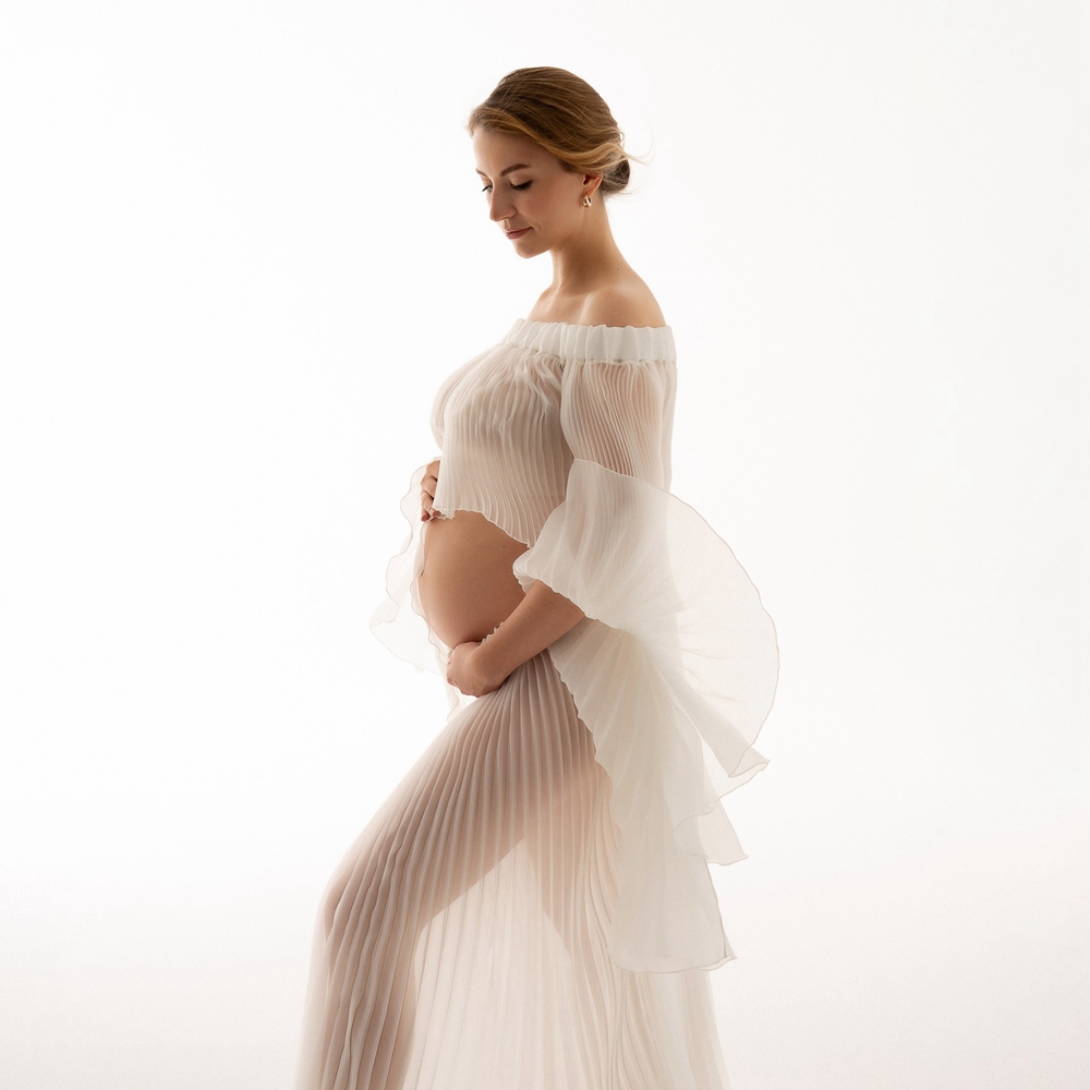 Pleated Maternity Photography  - Maternity Wear review and price