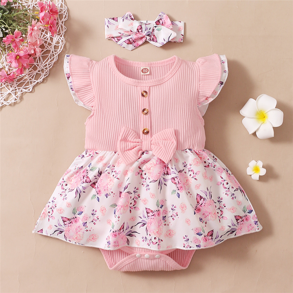 0-18 Months Baby Girl Floral R - Newborn Baby Girl Romper Floral review and price