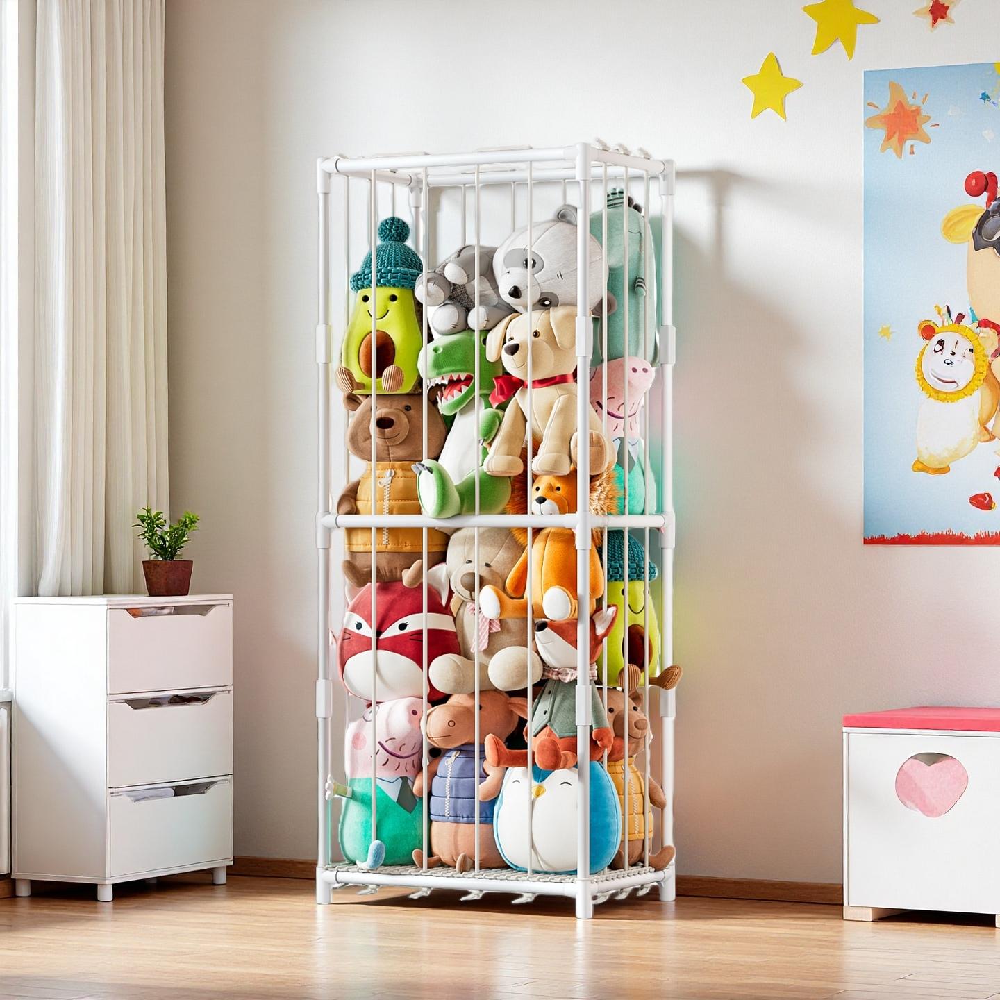 Vertical Stuffed Animal Storag - Nursery review and price