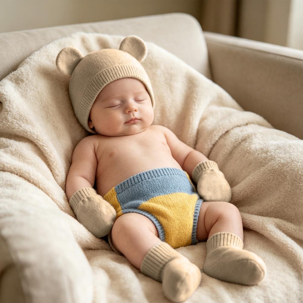 Newborn Foot Protectors Newbor - Infant Beanie Hat With Ears review and price