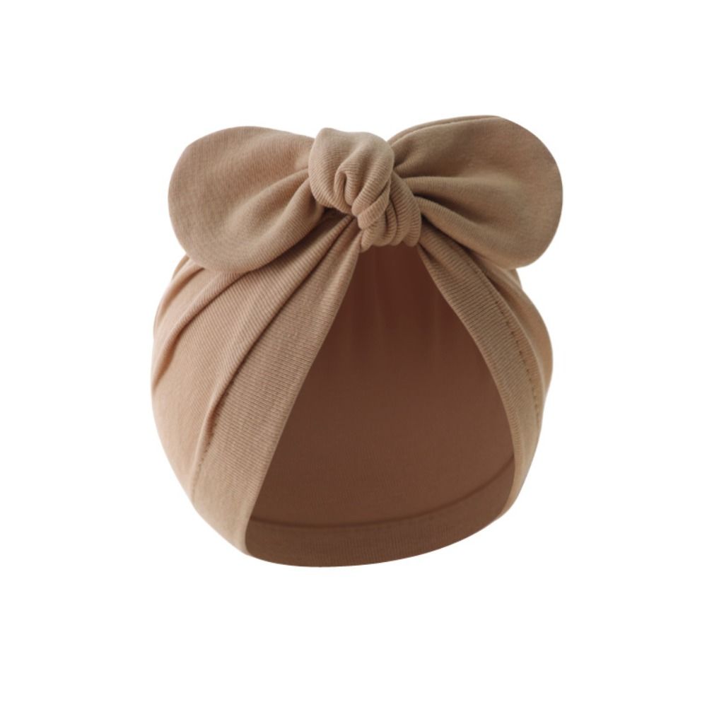 Cute Flower Knot Hat Cotton So - Infant Beanie Hat With Ears review and price
