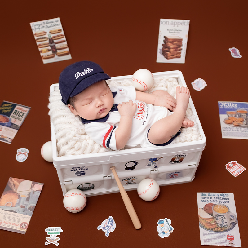Sport Baseball Theme Newborn B - Infant Photography Props Outfit review and price