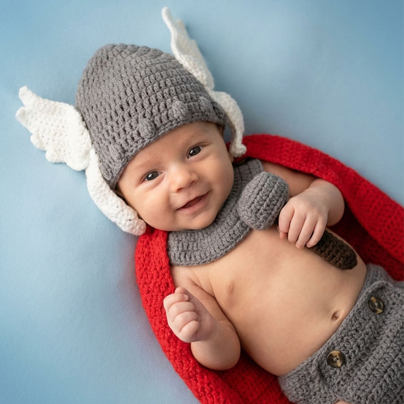 Newborn Photography Props Thor - Infant Photography Props Outfit review and price